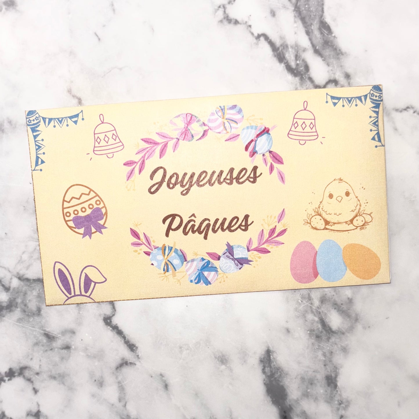 Enveloppe argent format téléchargement (pas de format physique)