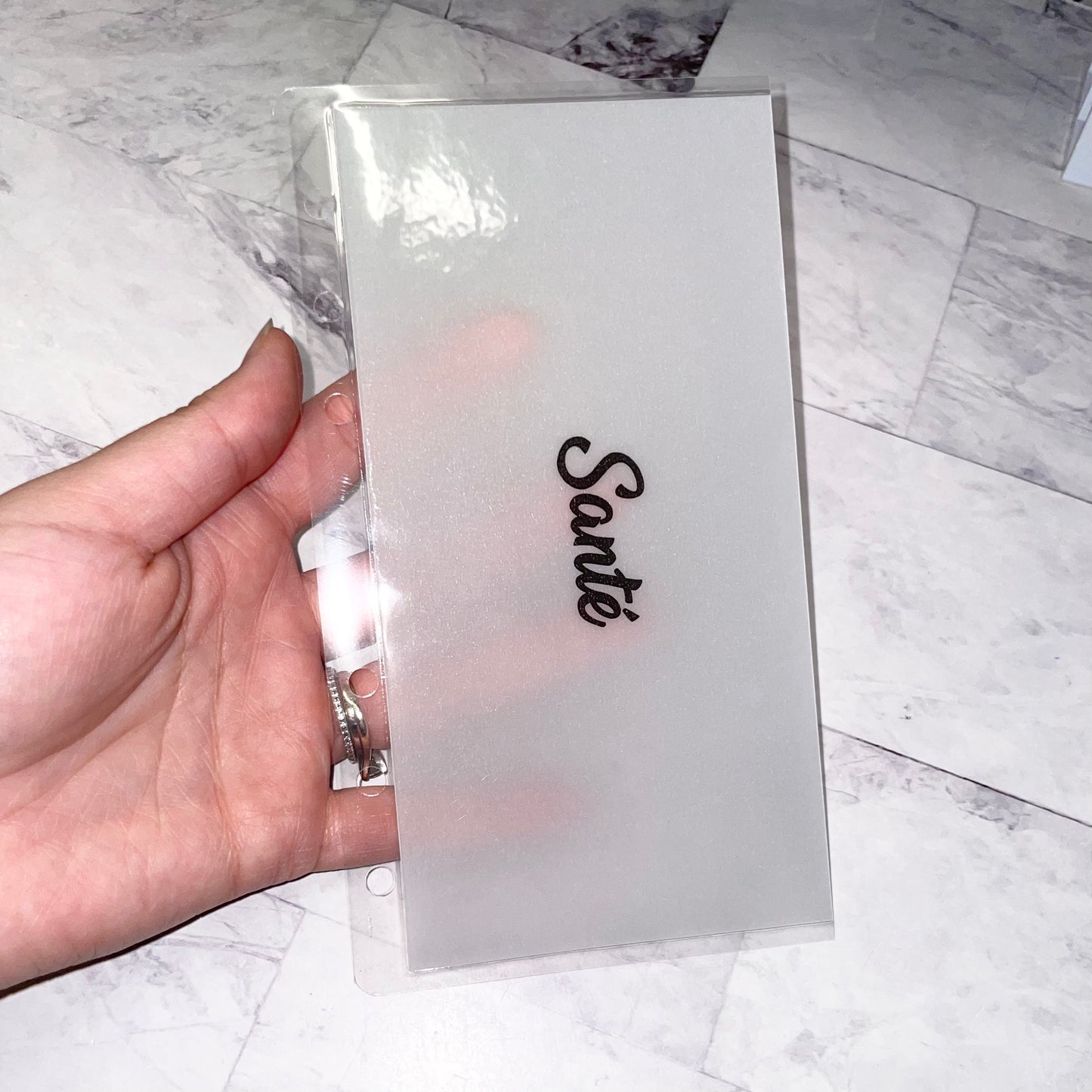 1 enveloppe minimaliste A6