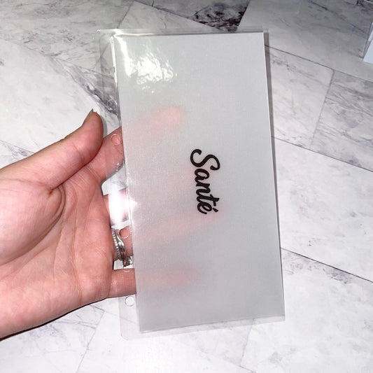 1 enveloppe minimaliste A6