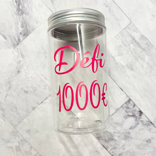Tirelire 🫙 monnaie pour défis 1000€,500€ ou autres
