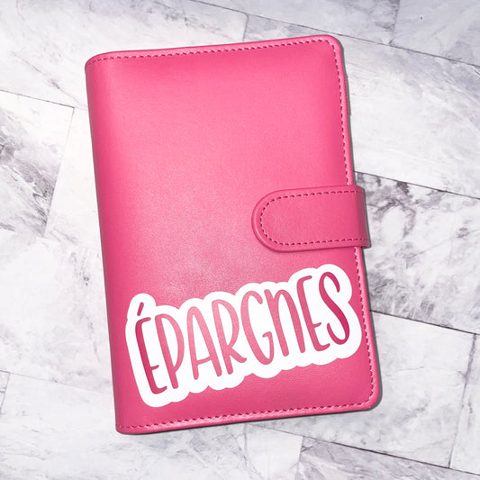 Classeur budget enveloppes A6 personnalisable