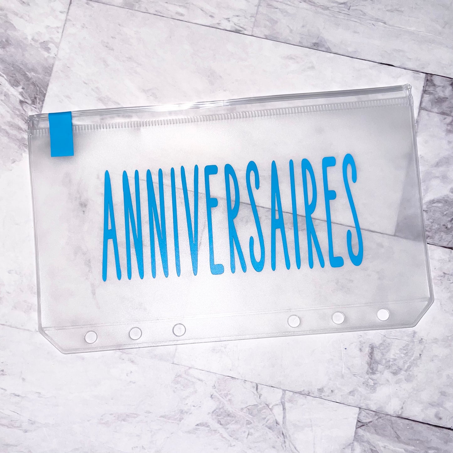 1 enveloppe SANS zip budgétaire personnalisable A6