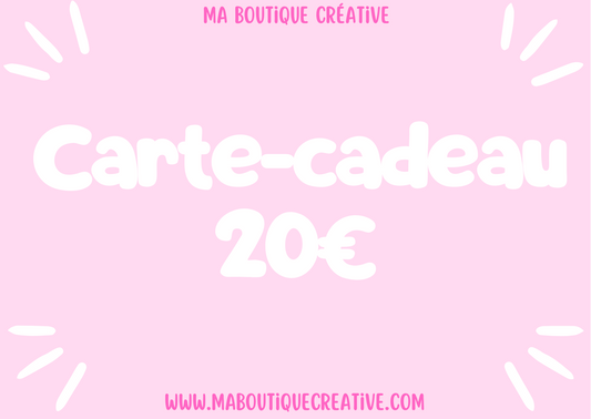 Carte-cadeau « Ma boutique créative »
