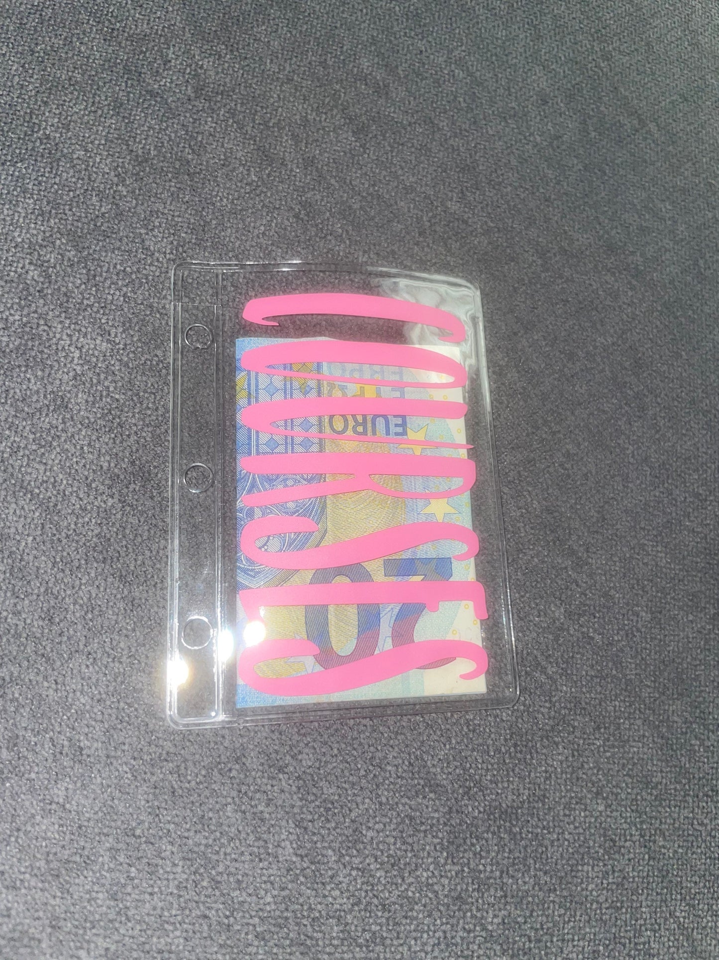 Lot de 5 enveloppes budgétaire A8, 3 anneaux personnalisable