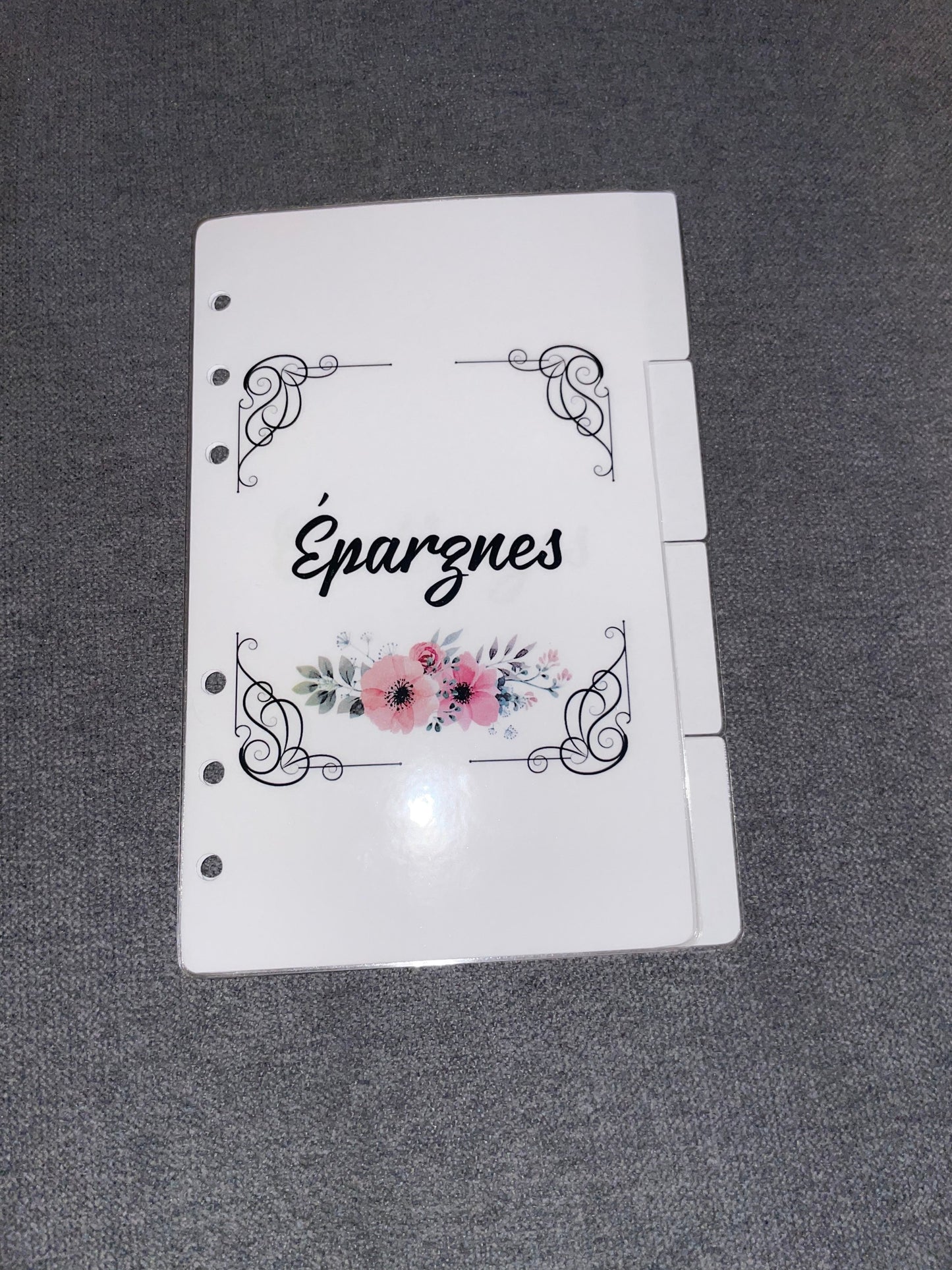 Intercalaire(s) format A6 enveloppes budget