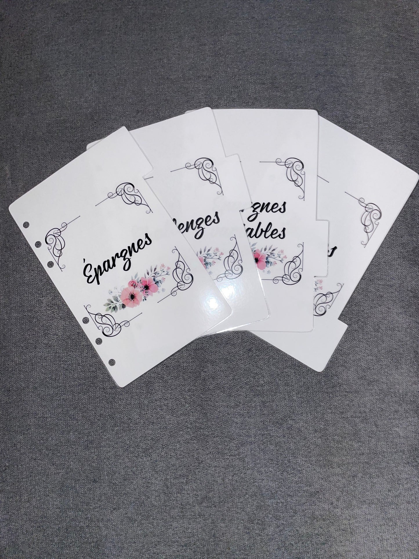 Intercalaire(s) format A6 enveloppes budget