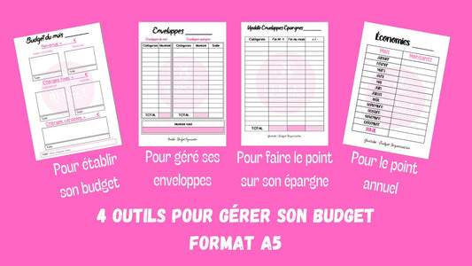 4 outils pour gérer son budget enveloppes format A5