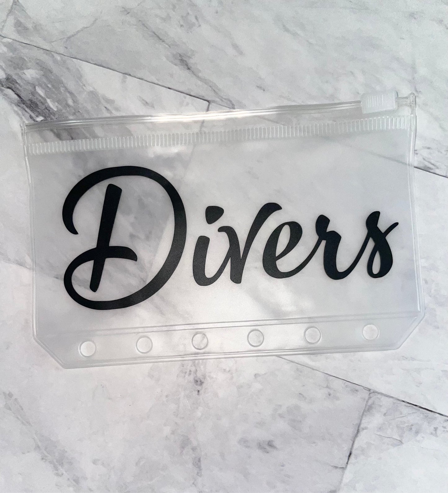 1 enveloppe zip budgétaire personnalisable A7 sans cadre