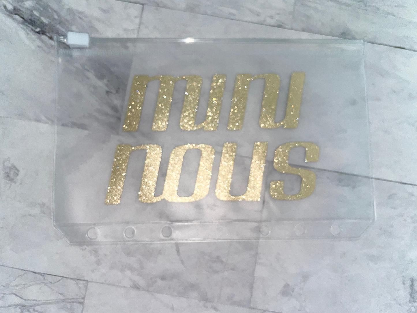 1 enveloppe zip budgétaire personnalisable A6 sans cadre