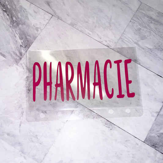 1 Enveloppe budgétaire plastifiée transparente format A7 personnalisable