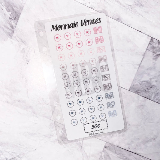 1 Tracker Monnaie Ventes format A6