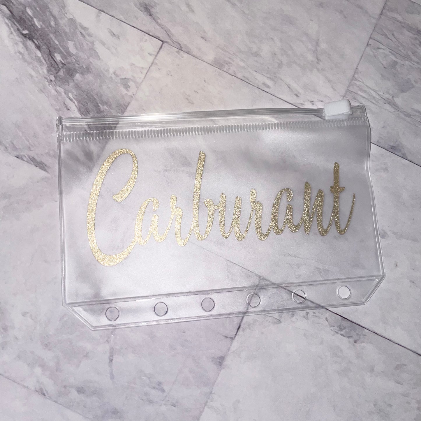 1 enveloppe zip budgétaire personnalisable A7 sans cadre