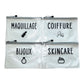 Lot de 4 pochettes beauté de rangement pour l’organisation