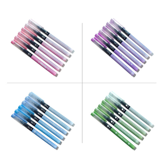 Lot de 6 stylos colorés