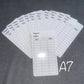 Lot de 12 tracker format A7 pour enveloppes budgétaires