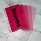 Lot de 5 enveloppes budget plastifiées format A7 + trackers intégrés personnalisable
